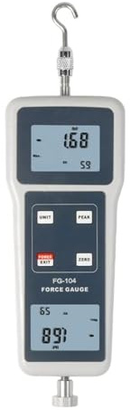 EJGMCNSGB Digital Pull Force Gauge With LCD Display 1-100K FG-104 High-accuracy Portable Dynamometer Widely Used(104-1K)