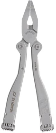 Schrade Delta Class Tough Tool with Stainless Steel 20 Piece Tough Multi-Tool with Can Opener, Pliers, Screwdrivers and Sheath for Outdoor Survival, Camping and EDC