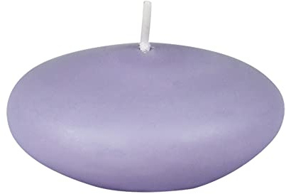 Zest Candle 12-Piece Floating Candles, 3-Inch, Lavender