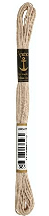 ANCHOR Broderi trådar sticktwist, löplängd: 8 m 388