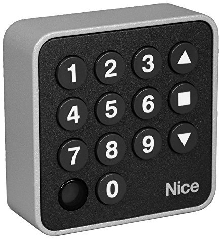 Nice EDSWG 3 canaux Sélecteur numérique par radio - FLOR compatible, frequency 433,92 MHz. Clavier sans fil.