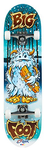 ColorBaby Skateboard en Bois Dimensions de 79 x 20 cm avec axe en Aluminium et Roues en PVC de 50 x 30 mm Big Foot