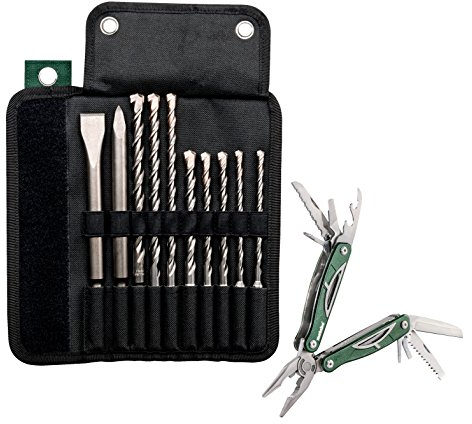 Metabo SDS-plus Pro 4-Bohrer-/ Meißel- Rolltasche, 10-teilig, Set 631690000