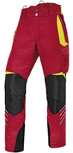Kübler Schnittschutzhose Forest rot/gelb Gr. M/82cm 65% PE/ 35% BW