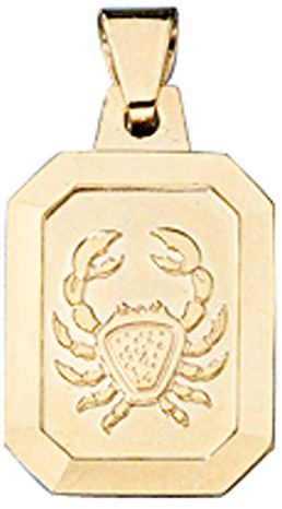 Jobo Sternzeichen-Anhänger Krebs aus 8 Karat 333 Gold