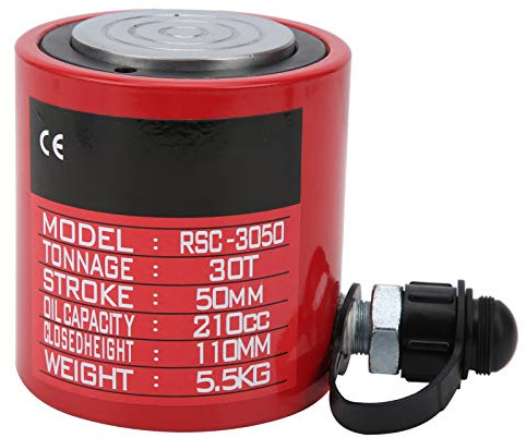 30 Tonnen Hydraulikzylinder mit 50 mm Hub für industrielle Anwendungen wie Gebäude und Brücken