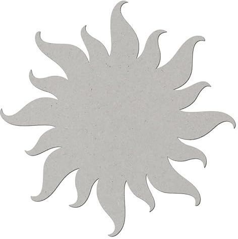 Décoration de bricolage en carton - 3-50 cm - Diamètre : 33 cm - Lot de 1 pièce.