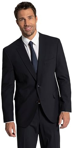 JP 1880 Sakko Zeus Flexnamic, Marino Oscuro, 56 Große Größen Kurz para Hombre