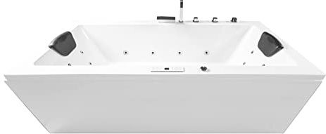Basera® PREMIUM Indoor Whirlpool Badewanne Naxos (170 x 75 cm)