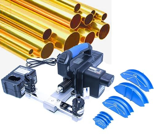 Rohrbieger-Set, KüHlratschen-Rohrbieger, Elektrischer Rohrbieger FüR Kupferrohre, RohrbiegegeräT, 1/4 Zoll Bis 7/8 Zoll Rohrbiegewerkzeug, Schnelles Biegen Um 90 °, Laden Und Entladen Mit Einem