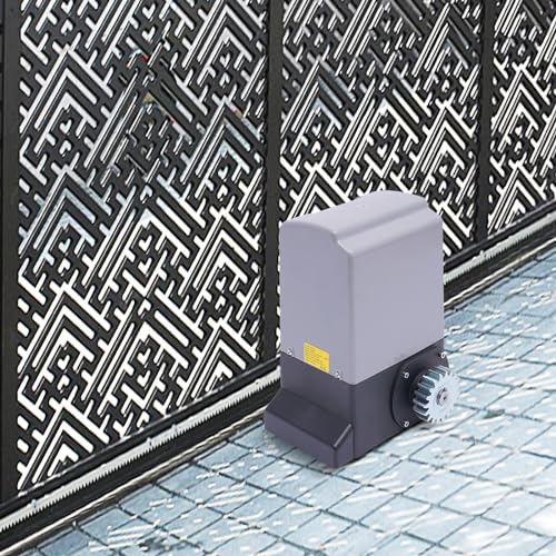 Schiebetorantrieb Toröffner Komplett-Set mit Fernbedienung + + 6m Zahnstange Schiebetor Motor bis 1200 kg 1400 U/min
