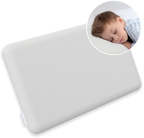 EVAN BROWNS® Kissen Kinder - Nackenstützkissen Kinder - Orthopädisches Kissen - kuschelweiches Memory Foam Kopfkissen - Kinderkopfkissen - Kinderkissen ab 3 Jahre wie auf Wolken schlafen