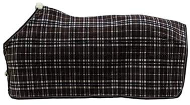 Svettfilt fleece 'Heavy' Check Printing brun 155-6'9