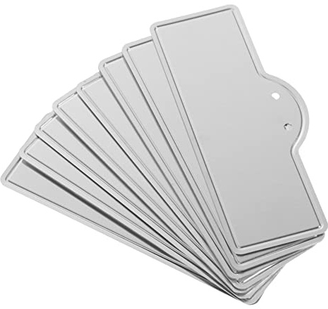 TOYANDONA 20 Stück Teiliges Aluminium Pflanzenschild Wiederverwendbare Robuste Metall Pflanzenetiketten für Garten Topfpflanzen und Bäume Leicht für Hobbygärtner und Pflanzenliebhaber