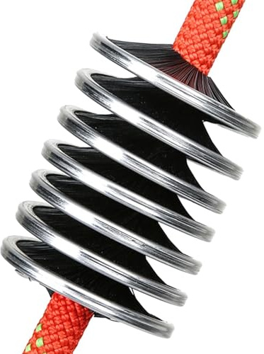 Cepillo Para Cuerda De Escalada - Herramienta Limpiadora De Cables Resistente Al Desgaste De Acero Inoxidable, De Limpieza De Cerdas De Nailon, Accesorio Compacto De Mantenimiento Para Exterior