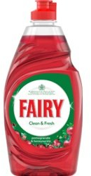 Fairy sauber und frisch Granatapfel und Geißblatt Spülmittel 383 ML (10 Stück)