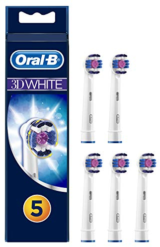 Oral-B 3DWhite Aufsteckbürsten Für Elektrische Zahnbürsten, 5 Stück