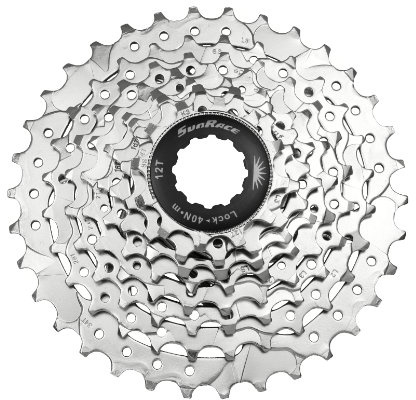 SunRace CSM66 8-Speed Nickel Plated Cassette, 11-32T