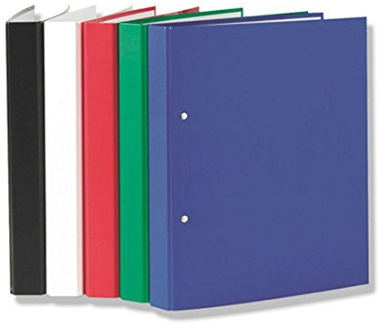 5 Ringbücher DIN A5 Ringbuch 2-Ring Ordner 1x rot blau schwarz weiß grün