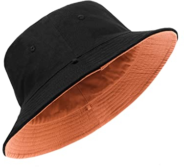 Zylioo XL/XXL Fischerhut Große Anglerhut Bucket Hat Doppelseitig Beidseitig Sonnenhut Sommerhut Herren Eimerhut Für Kopf