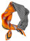 LumiSyne Seidenschal Damen Quadratischer Schal Retro Pferd Paisley Muster Leicht Weich Vierecktuch Bandanas Kopfschmuck Halstuch Haarband