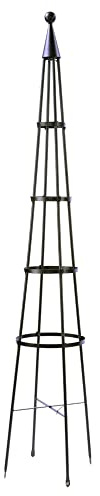 Achla Designs Garden Obelisk, 85-in Wrought Iron Plant Support