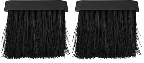 HpLive 2 spazzole per camino, scopa di ricambio per manutenzione del camino con setole da 80 mm, 12 x 3,2 x 1,5 cm