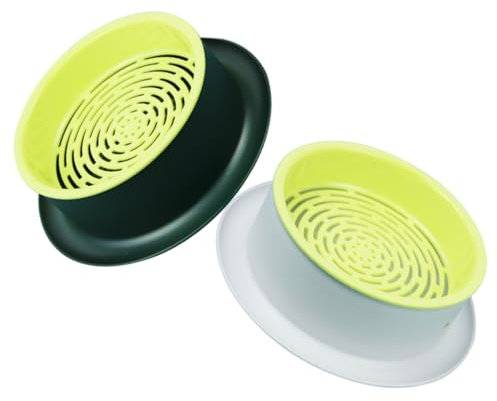 FOMIYES 2pcs Hydroponic Cat Grass Planter Soilless Catnip Holder for Indoor Ventilated Structure for Optimal Germination Grass Cup for Home Planting