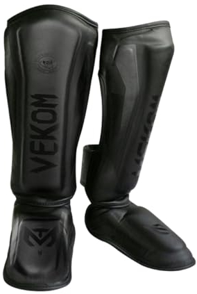 Chaoyilian Muay Thai SchienbeinschüTzer,Shin Guards Muay Thai,Kickboxen shin Guards,Kampfsport Schienbeinschutz Spann,Schienbeinschoner Boxen,Unisex,Fußschutz,Für Training,Sparring,BoxausrüStung