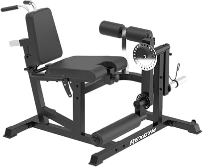 Máquina Multifuncional para piernas para Home Gym - extensión de piernas, Curl de piernas Tumbado y Sentado (Leg ext/Curl Classic)