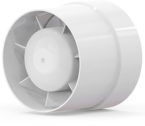 ANBOO Ventilador de tubo de 100 mm, silencioso, para casa, cocina, inodoro (100)