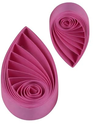 Quilling Paper Strips Set 3/8inch Coil Paper Art Rolled Paper Filigree-Solid Color Quilling Strips 10mm for Weaving Projects Moravian Stars, German Stars and Froebel Stars (Rose Pink)