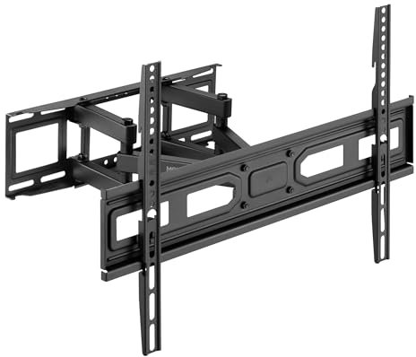Mount-It! Full Motion TV Wall Mount with Heavy Duty Dual Arms, 14 Extension and Compatible with TVs 37 up to 80 Screen Size, Fits VESA up to 600x400mm, 88 Lbs Capacity