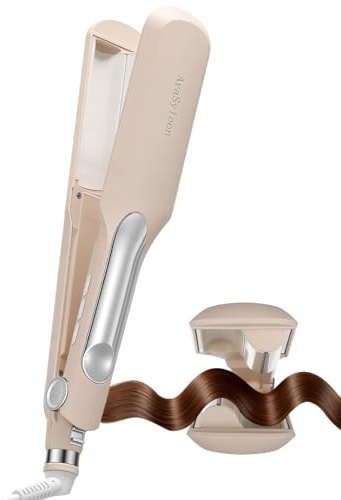 AraSyleon Piastra per Onde da Spiaggia Naturali 22mm | Riscaldamento Rapido PTC, 8 Livelli Temperatura (140–210°C), Ferro a Onde Sicuro con Spegnimento Automatico 60 Min