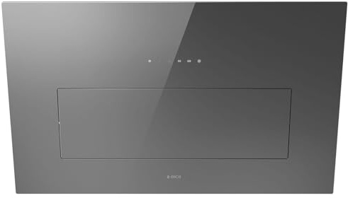 Elica Bloom 85cm Angled Cooker Hood - Grey Glass