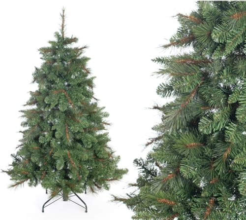 Weihnachtsbaum 210 cm – naturgetreuer Tannenbaum, künstliche Fichte mit Ständer – Christbaum für Weihnachten – Christmas Tree
