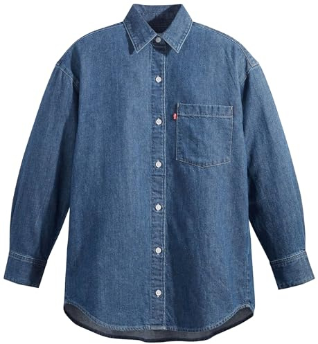 Levi's Nola Oversized Shirt Camisa Mujer, Hitzig Mid 2, L