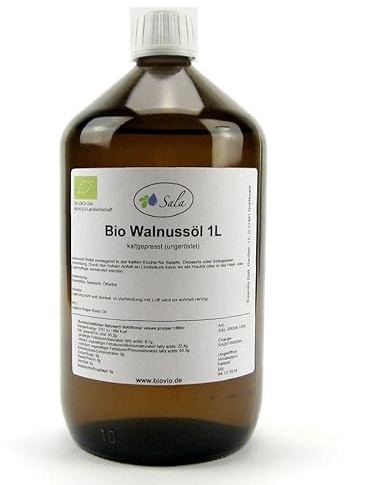 Sala Walnussöl kaltgepresst bio 1000 ml (1 L Glasflasche)