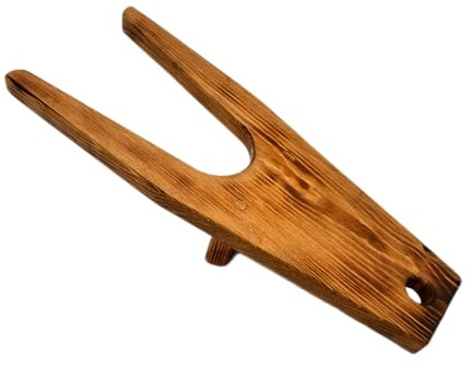 Boot Jack One Size Fits All | Boot Jack Wood | Handmade | Boot Remover | Boot Puller | Boot Accessory | Boot Pull-Gift for Him-Boot Horn (Burnt Oak)