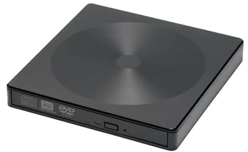 Fiorky USB 3.0 Slim External DVD RW CD Writer Portable DVD&CD-ROM Burner Player Type-C Drive Burner Reader Player Slim External CD DVD RW Drive for Laptop Desktop PC Windows Linux M”-“AC OS