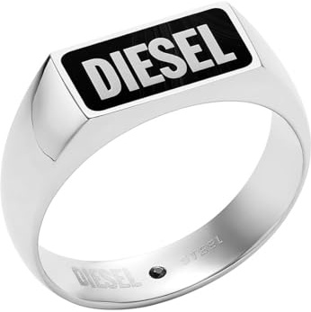 Diesel mäns sigillring agat svart, DX15120408
