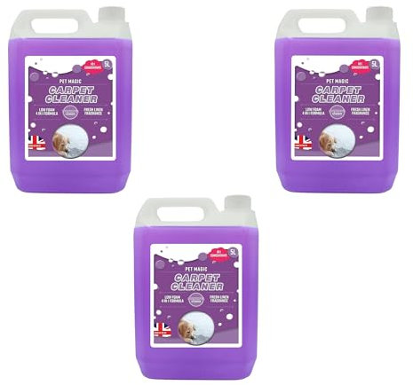 Powerful Pet Magic 5L Carpet Cleaner 4 In 1 Formula Fresh Linen Fragrance Gets Rid Of Stains (1)