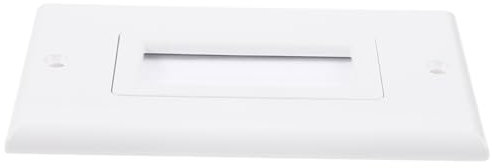 QUMIIRITY Brush Wall Plate for Low Voltage Easy Install Pass Through Insert Material Wall Outlet Cover for Organized Cables Versatile Design for