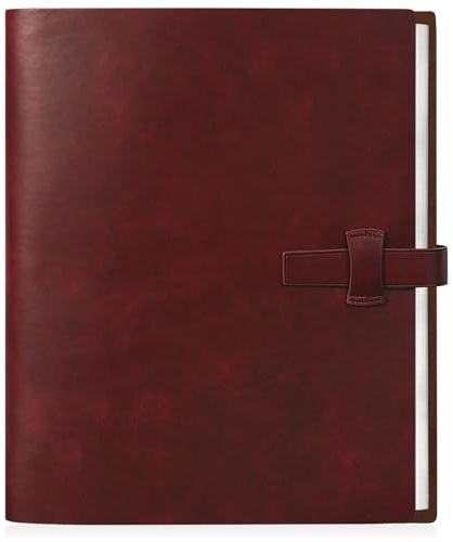 Miaikoe Fotoalbum 6x4 320 Fotos, Leder Cover Album mit 20PCS Kraftpapier Scrapbook hält 320 10x15cm vertikale Fotos für Familie Hochzeit Baby Graduation (Rot)