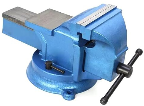 Morsa da banco extra resistente da 6-8 pollici, morsa da banco di livello industriale for lavorazione del legno, taglio di condotti, lavorazione dei metalli(8-inch heavy duty)