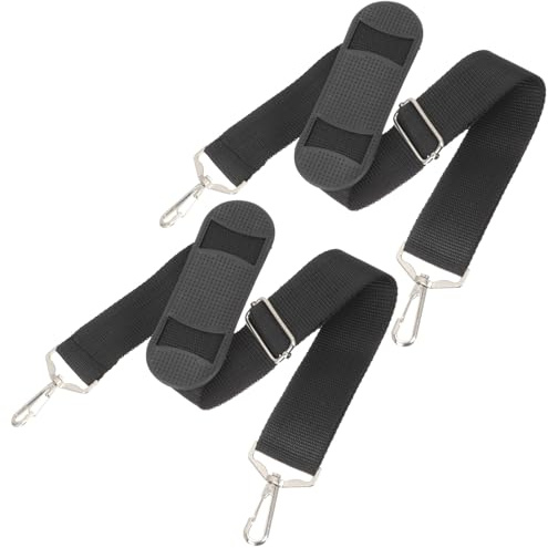 ANDRESLAD 2 Stück Gepolsterte Schultergurte für Geigentaschen aus Canvas und Metall Verstellbar für Outdoor Auftritte Tragbare Instrumentenkoffer Gurte