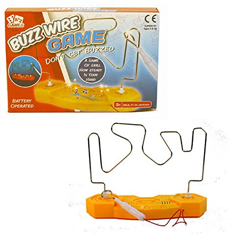 BUZZ Super Nerve Game Wire Skill Maze Childrens Adults Nerves Touch
