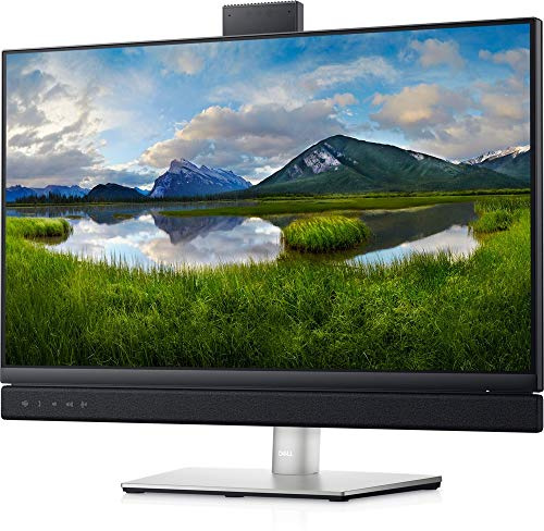 Dell C2422HE 24 Inch Full HD (1920x1080) Video Conferencing Monitor, 60Hz, IPS, 5ms, Built-in Speakers, 5MP Camera, Mic, 2x USB-C, 2x DisplayPort, HDMI, 4x USB, RJ45, 3 Year Warranty