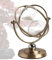 Tuzsocr Reloj de Arena de 60 Minutos de latón,Temporizador Giratorio de 720 °,Reloj de Arena de Cristal Vintage para el hogar,Cristal Transparente Reloj de Arena para decoración de Oficina (Blanco)