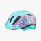 KED Meggy II Trend 2024 | Kinder Fahrradhelme Iceblue Flower / 46-51 (S) Insektenschutznetz Integriertes LED-Rücklicht maxSHELL Technologie